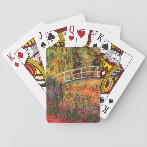 Japanese Bridge  Claude Monet Playing Cards