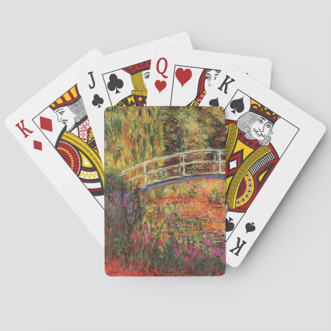 Japanese Bridge | Claude Monet Poker Cards (Back)