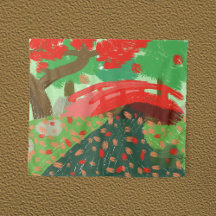 Japanese Bridge Under Maple