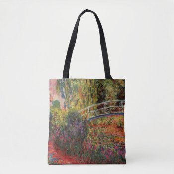 Japanese Bridge Water Lily Pond By Claude Monet Tote Bag by monetart at Zazzle
