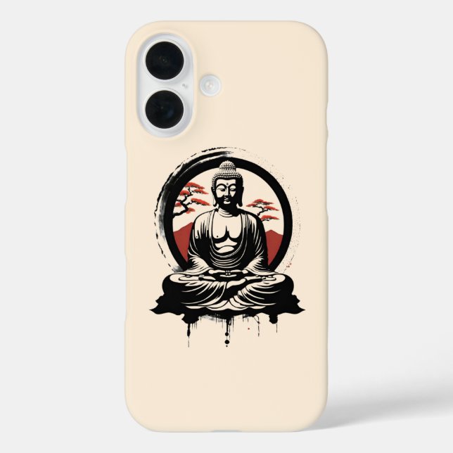 Japanese Buddha Zen  Case-Mate iPhone Case (Back)