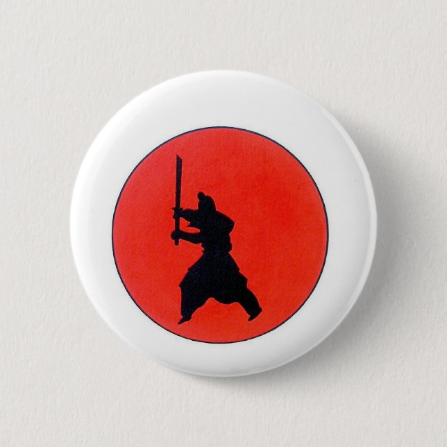 Japanese Bushido Button (Front)