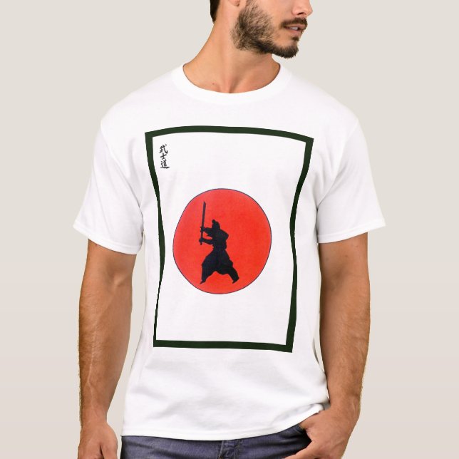 Japanese Bushido Way Of The Warrior T-Shirt (Front)