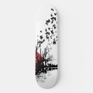 Japanese Butterflies Skateboard Deck