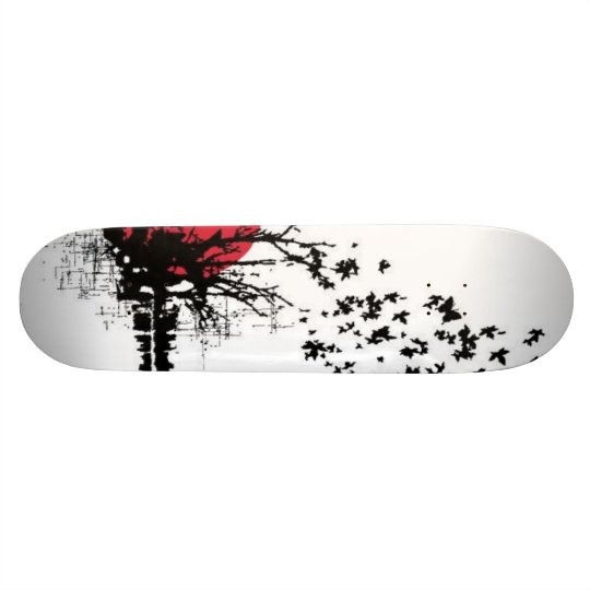 Japanese Butterflies Skateboard Deck