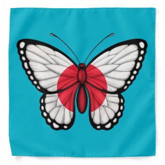 Japanese Butterfly Flag Bandana