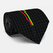 Japanese Candlestick abstract stock diagram Neck Tie