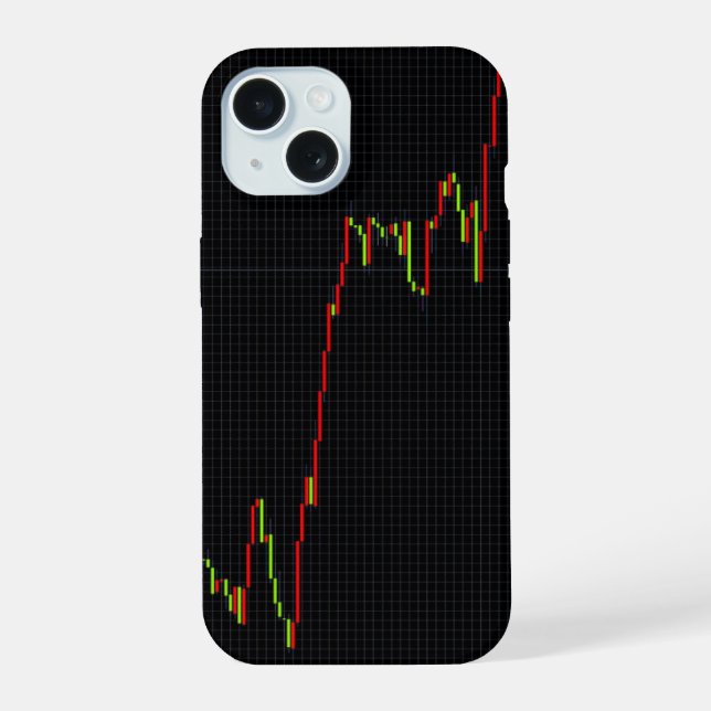 Japanese Candlestick iPhone 15 Case (Back)