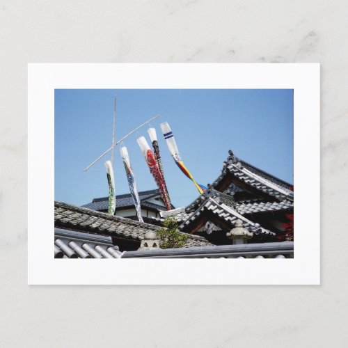 Japanese Carp Streamers Postcard