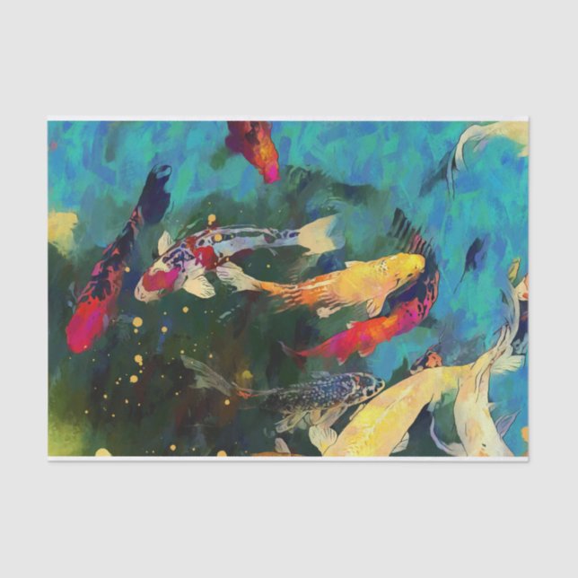 Japanese carp Tissue Paper (Front)