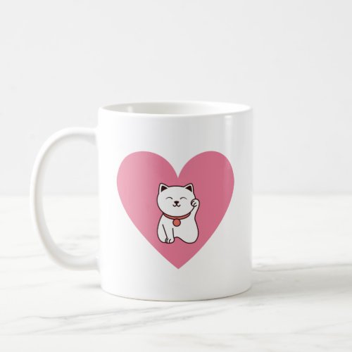 Japanese cat  coffee mug