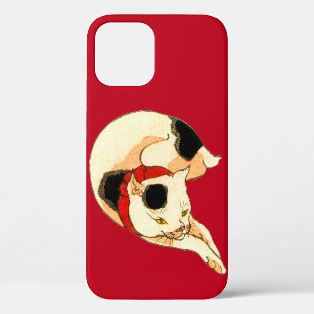 Japanese Cat, Kuniyoshi, Ukiyo-e Case-Mate iPhone Case (Back)