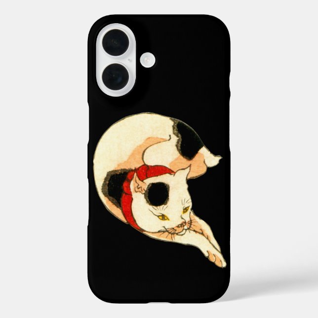Japanese Cat, Kuniyoshi, Ukiyo-e Case-Mate iPhone Case (Back)