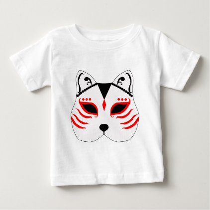 Japanese cat mask baby T-Shirt