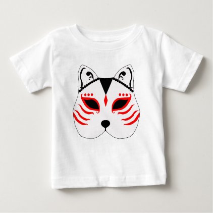 Japanese cat mask baby T-Shirt