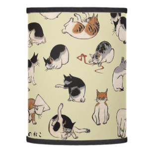 Japanese Cats (Color Chengeable ) Lamp Shade