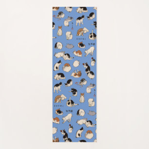 Japanese Cats (Color Chengeable ) Yoga Mat