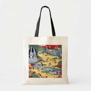 Japanese Cats Country, Utagawa Kunitoshi Tote Bag