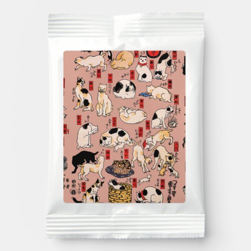 Japanese Cats Ukiyo_e Art Funny Lemonade Drink Mix