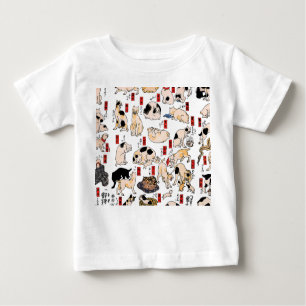 japanese cats Ukiyo-e Funny kitty Baby T-Shirt
