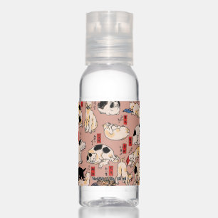 japanese cats Ukiyo-e Funny kitty Hand Sanitizer