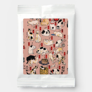 japanese cats Ukiyo-e Funny kitty Lemonade Drink Mix