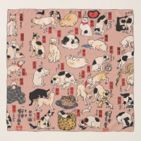 japanese cats Ukiyo-e Funny kitty