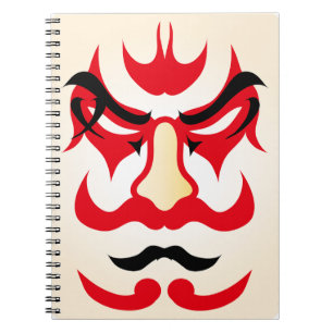 Japanese charm∣Traditional Kabuki Theater Makeup Notebook