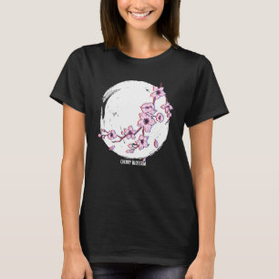 Japanese Cherry Blossom Aesthetic Vaporwave Otaku T-Shirt