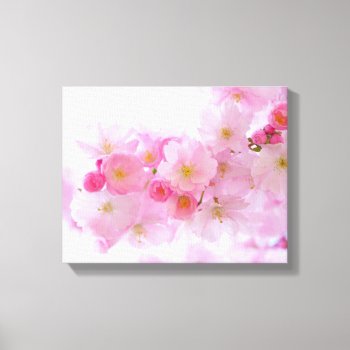 Japanese Cherry Blossom Canvas Print by GiftsGaloreStore at Zazzle