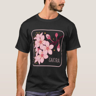 Japanese Cherry Blossom Flower  Sakura Tree Hanami T-Shirt