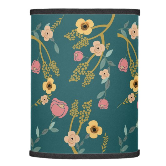 Japanese cherry blossom flowers on a lamp shade (Right)