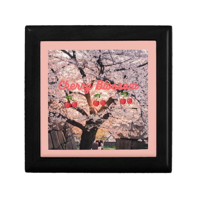 japanese cherry blossom is a beautiful jewelry gift box (Front)