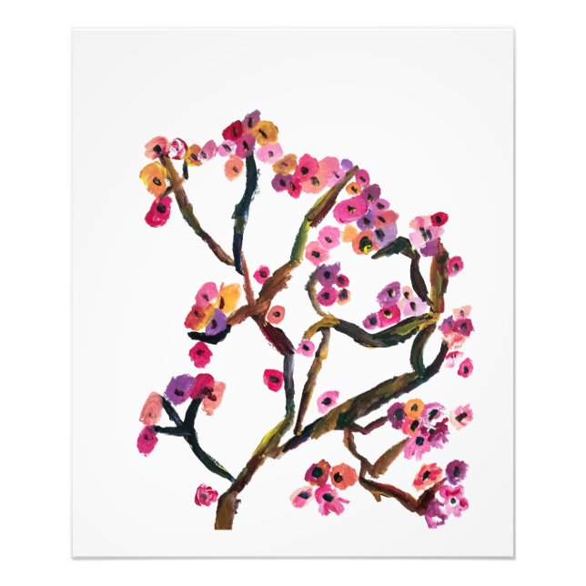 Japanese Cherry Blossom Large Print (Front)