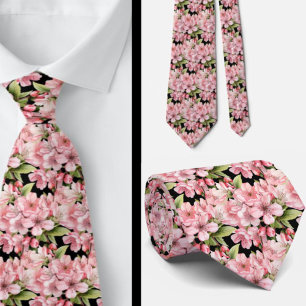 Japanese Cherry Blossom Neck TIe