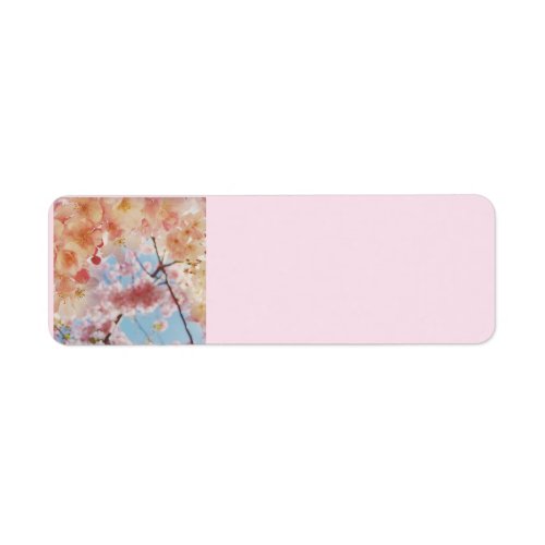 Japanese cherry blossom postcard 日本の桜　思川桜 label