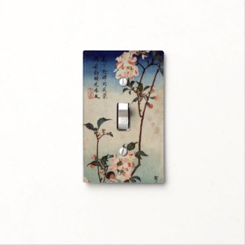 Japanese Cherry Blossom Print Light Switch Cover by thatcrazyredhead at Zazzle