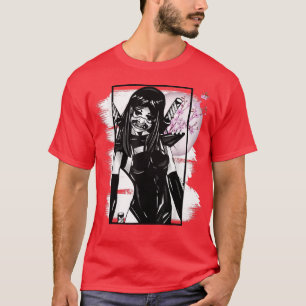 Japanese Cherry Blossom Sakura Flower Otaku Manga T-Shirt
