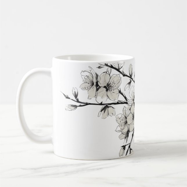 Japanese Cherry Blossom Sakura Mug3 Coffee Mug (Left)
