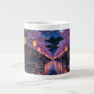 Japanese Cherry Blossom Sakura Mug - Night