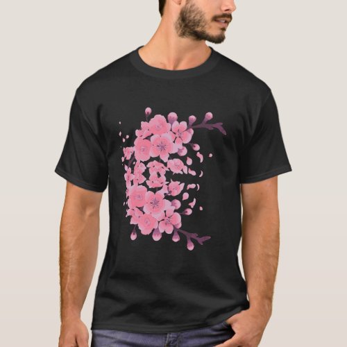 Japanese Cherry Blossom Sakura Trending T_Shirt