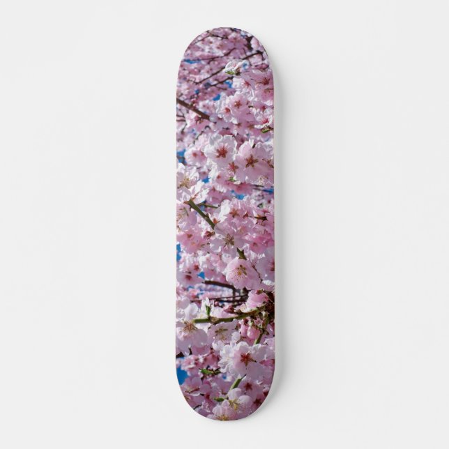 Japanese Cherry Blossom Skateboard (Front)