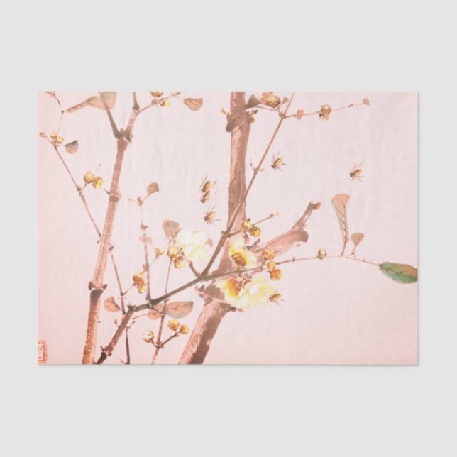 JAPANESE CHERRY BLOSSOM Tissue Paper (Front)