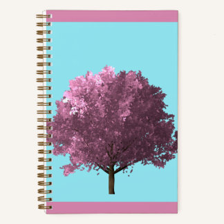 Japanese cherry blossom tree notebook