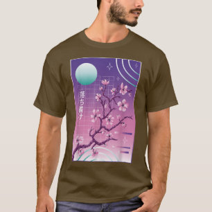 Japanese Cherry Blossom Vaporwave Sakura Aesthetic T-Shirt