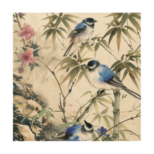 Japanese cherry blossom Wood Wall Art