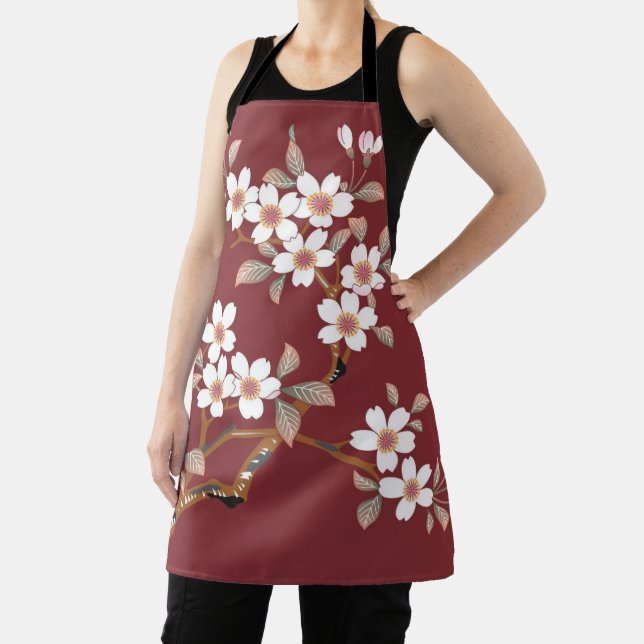 Japanese Cherry Blossoms Apron (Insitu)