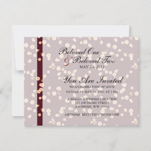 Japanese Cherry Blossoms Invitation