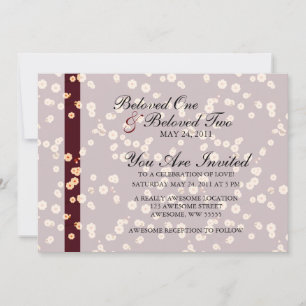 Japanese Cherry Blossoms Invitation