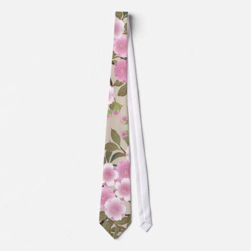 Japanese Cherry Blossoms Tie